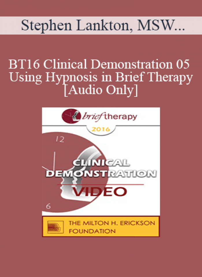 [Audio] BT16 Clinical Demonstration 05 - Using Hypnosis in Brief Therapy - Stephen Lankton