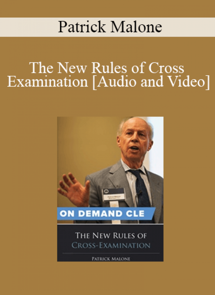Trial Guides - The New Rules of Cross Examination